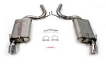 2 1/2" Axle Back Dual Rear Exit Stainless Steel